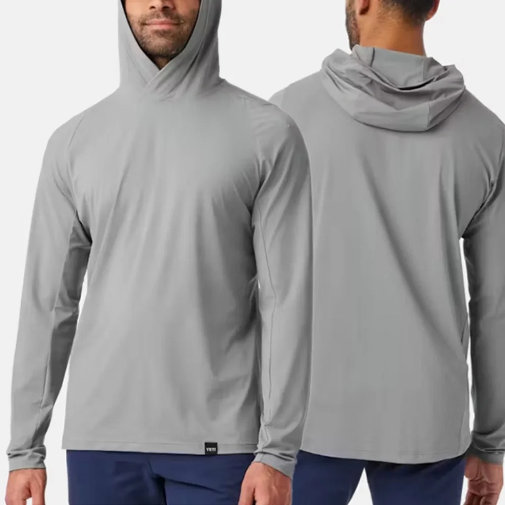 YETI Men's Hooded Ultra Lightweight Sunshirt - Picture 1 of 8